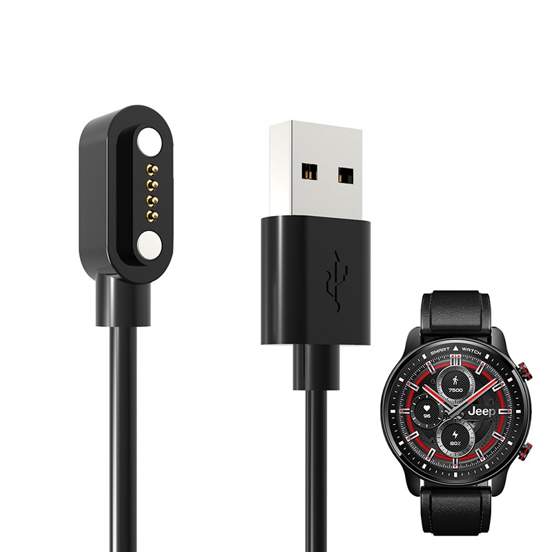 Applicable JEEP gip P03 Smart Watches Charger MT1 Official Magnetic Attraction Charging Line 4 Contact Watch Strap