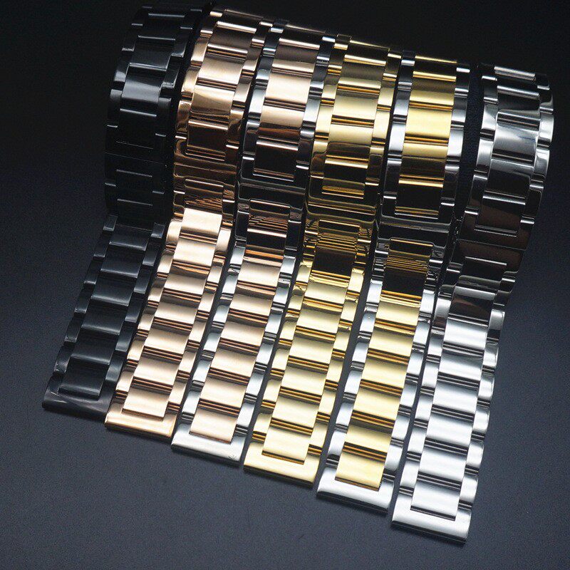 Applicable LUONENG Rocan LW six meter with three beads fine steel stainless steel solid steel metal buckle original wrist protector