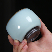 Official Kiln Iron Fetal Open Sheet can raise medium Number Masters Cup Gongfu Tea Cup Individual tasting Cup Single cup Tea Green Porcelain Tea Cup