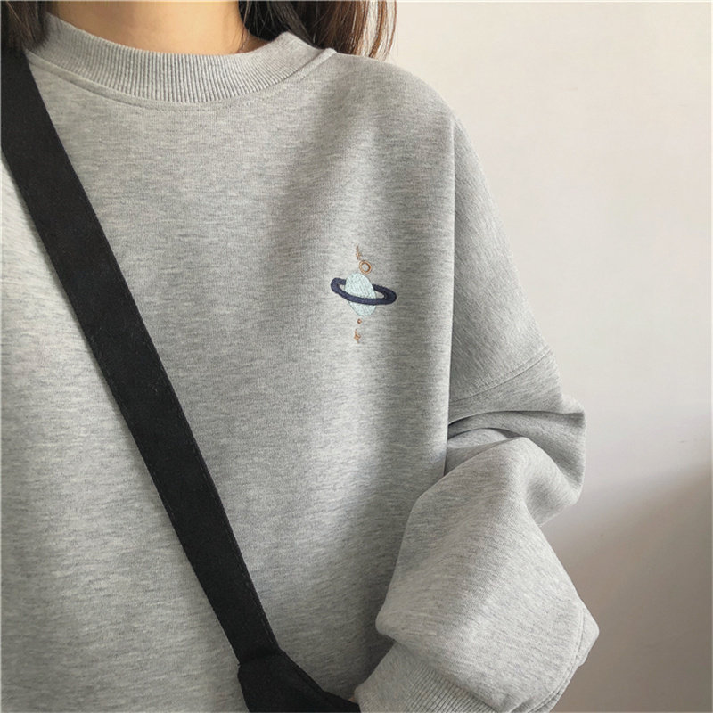 Winter plus velvet thickening nursing clothes hot mom fashion postpartum nursing clothes cotton loose milk velvet sweater