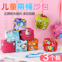 Children throwing sandbags kindergarten hand-caught mini sandbags primary school students hand-throwing cloth ball bags for physical education class training