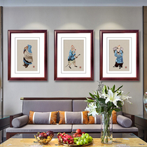 Golden Wu Pin 1-4 silk pure handmade embroidery Su embroidery finished product hanging painting corridor Living room Xuanguan decoration painting ethnic custom