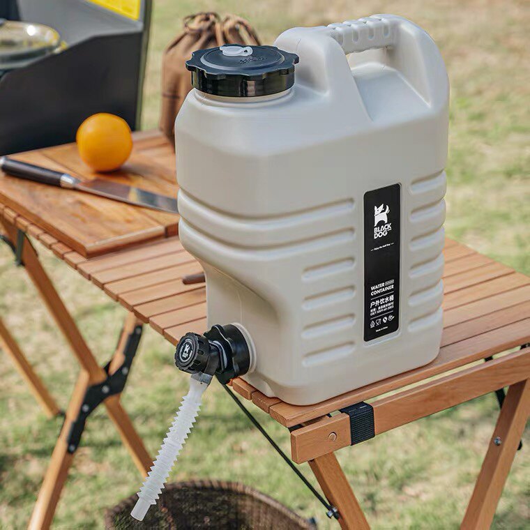 Blackdog Black Dog outdoor bucket with tap portable on-board water storage with food grade large capacity water storage barrel