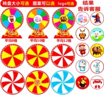  Rewritable Reusable teaching turntable Table game Portable lottery turntable Free DIY new turntable