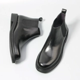 Martens, челси, высокие сапоги в английском стиле для отдыха, из натуральной кожи, в британском стиле