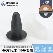 Lianyang lrd nylon buckle plastic simple rivet pc board fixed black and white willow nail