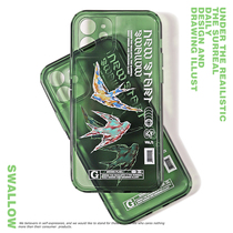 Original Feiyan iphone13 Mobile Phone Shell Personality Tide Niche applies Apple 12promax Transparent all-pack women 11