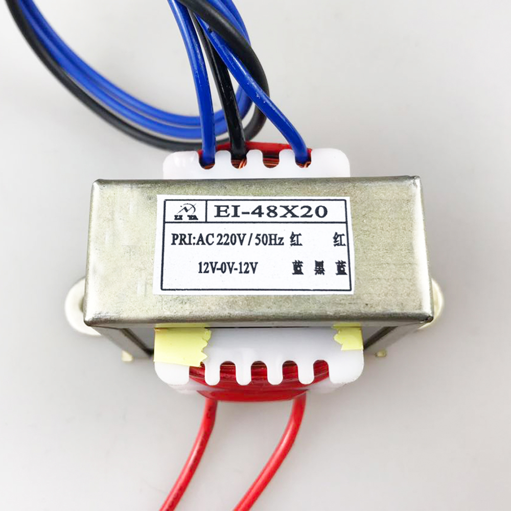 EI48 EI type Transformers 8W Power Transformers 220V turn Double 12V 18V 18V Double 24V can be customized