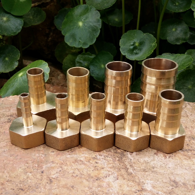 All-copper inner wire pagoda joint four-point six-point internal thread watering flower car wash garden hose anti-fall barb pattern plug