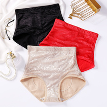 Mid-high waist belly panties womens tight waist waist lifting hip belly pants to get belly strong belly breifs size