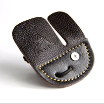 Archery finger guard Bow and arrow accessories Mediterranean finger guard reverse bow Straight bow thickened cowhide finger guard Archery