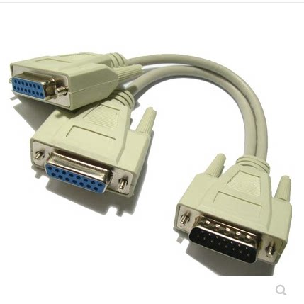2 rows of DB15 10% 2 connecting lines 1 minute 2 lines Erplatoon 15 Core DB15 needle turn two female head holes turn 2-pin straight wire