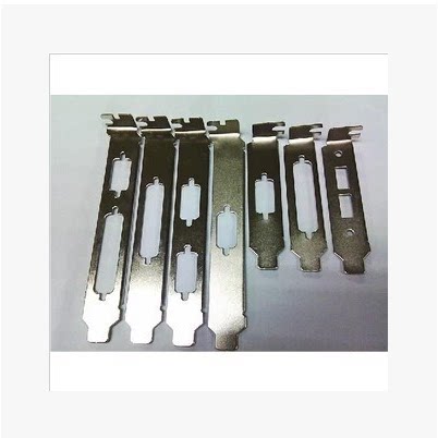 Main case PCI bit baffle single and double serial baffle iron DB9 DB25 db15 USB half height full height 12cm