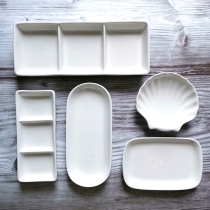 (Color palette)Bone China ceramic color palette Shaped color palette Easy to clean