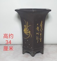 Yixing Purple Sand Shicheng Ceramic Orchid Pot