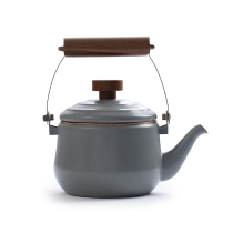 American North BAREBONES Outdoor Camping Vintage Enamel Kettle Teapot Nordic Large Capacity Coffee Mot