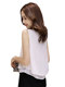 Chiffon Camisole for Women, Summer Inner Layer, Korean Style, Loose, Double-Layered, Versatile Sleeveless Top, Trendy