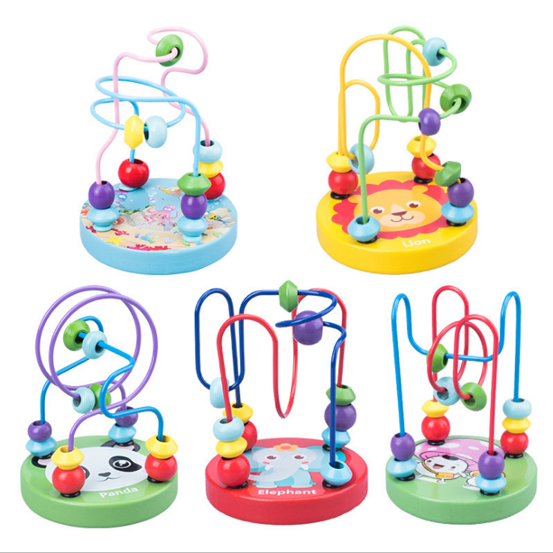 Early education intellectual development toys infant children around beads 6-12 months baby beads 1-2 years old 3 boys and girls