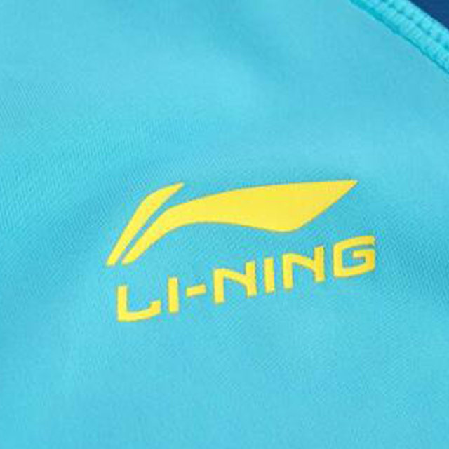 Li Ning ແຍກຊຸດລອຍນ້ໍາເດັກນ້ອຍສໍາລັບເດັກນ້ອຍຊາຍແລະເດັກຍິງພິມ boxer surf casual suit summer YSLQ005