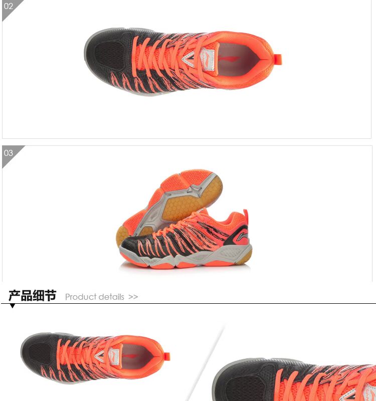 Giày cầu lông Li Ning Giày nam giày thể thao chuyên nghiệp Giày thể thao nam chống trượt hấp thụ sốc thoáng khí AYTL021 / 026 - Giày cầu lông giày tập gym nữ