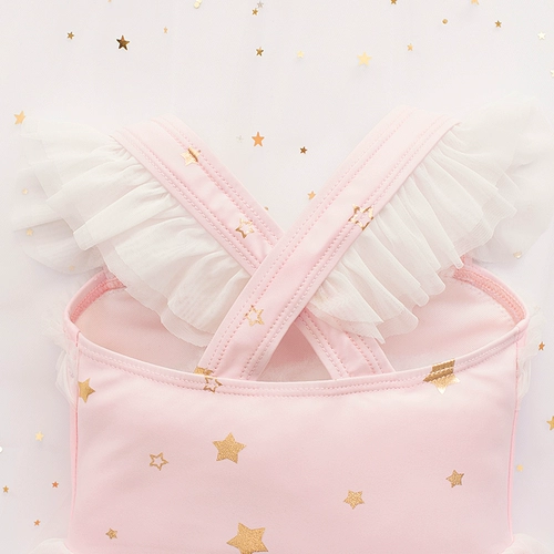 Детский быстросохнущий купальник для плавания для принцессы для раннего возраста