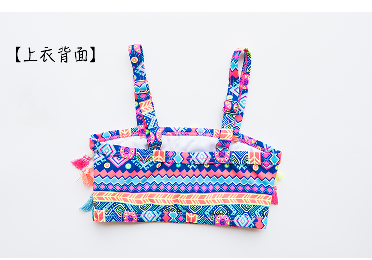 Đồ bơi cho trẻ em gái Chia bé 3 tuổi 1 Cô gái gió dân tộc Đi biển Bơi công chúa dễ thương Bikini thoi trang tre em