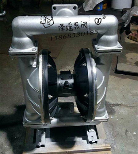 Pneumatic diaphragm pump Cast iron aluminum alloy stainless steel diaphragm pump Diaphragm pump Shanghai corrosion resistance QBY-100