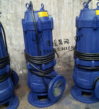 Shanghai QW ສູບນ້ໍາເສຍ submersible ທີ່ບໍ່ແມ່ນ clogging sewage pump QW40-15-30-2.2,50-18-30-3,65-37-13-3