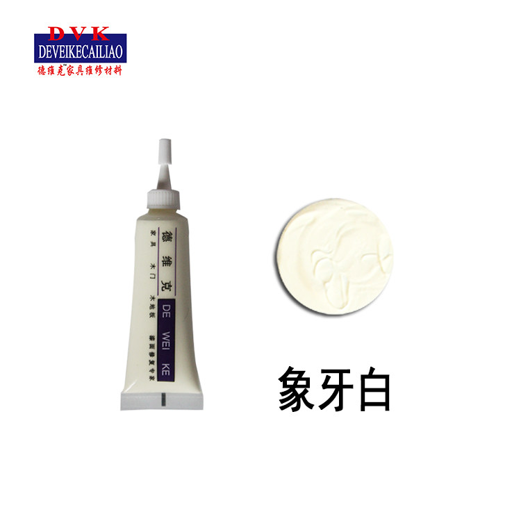 Furniture repair paste Wooden Door Mending Batch Earth Cracks Mend Lacquered Wood Ware Repair Fill Gap Paste Ivory White Ivory White