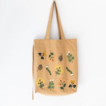 Embroidery gift handmade self-embroidered bag homemade canvas bag embroidery diy material bag fabric Hand bag beginners