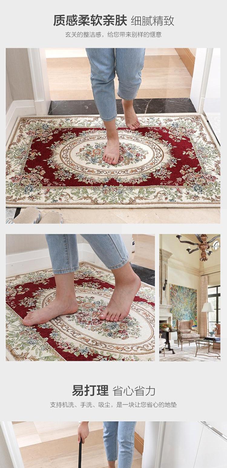 [tùy chỉnh cửa mat] Châu Âu mat cửa mat cửa mat foyer thảm nhà cửa thảm nhà có thể được giặt máy - Thảm sàn thảm xốp lót sàn cho bé
