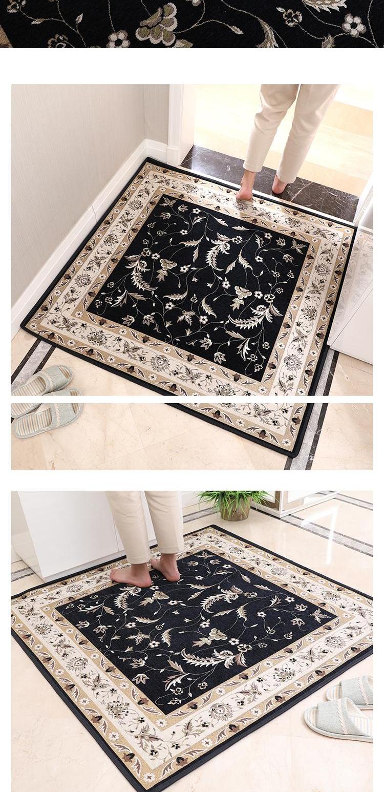 [Châu Âu] tấm thảm chùi chân cửa vuông mat tấm thảm chùi chân ở phía trước của phòng khách thảm sàn thảm thảm cửa lối vào sảnh - Thảm sàn thảm cao su chống trượt nhà tắm