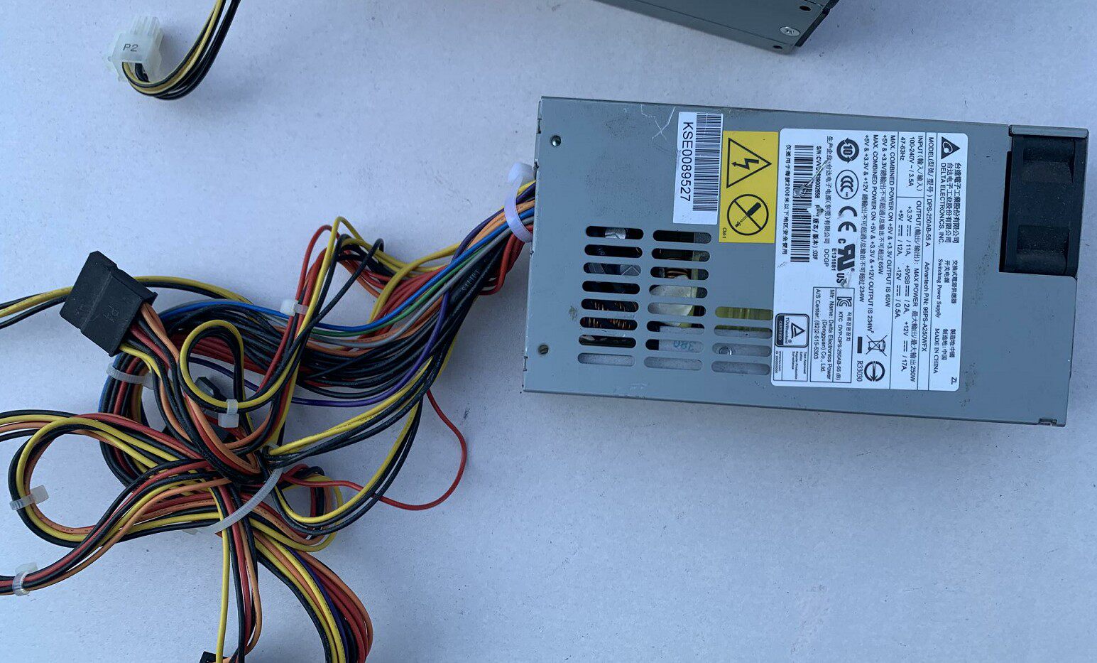 Used Delta Small 1U DPS-250AB-55 A FLEX Industrial Machine Power Supply