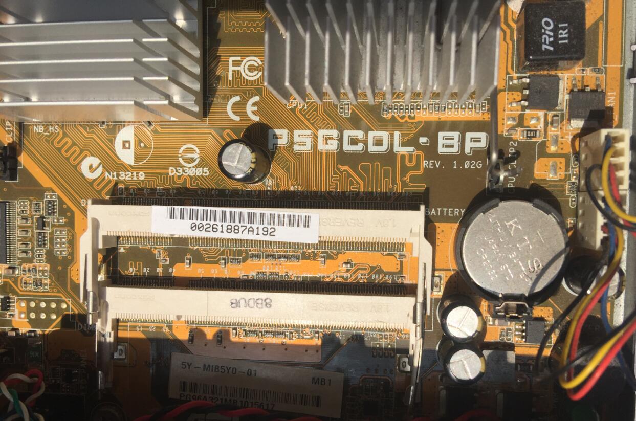 Original disassembly ASUS PSGCOL-BP motherboard small main case motherboard physical drawing Spot Shanghai stock