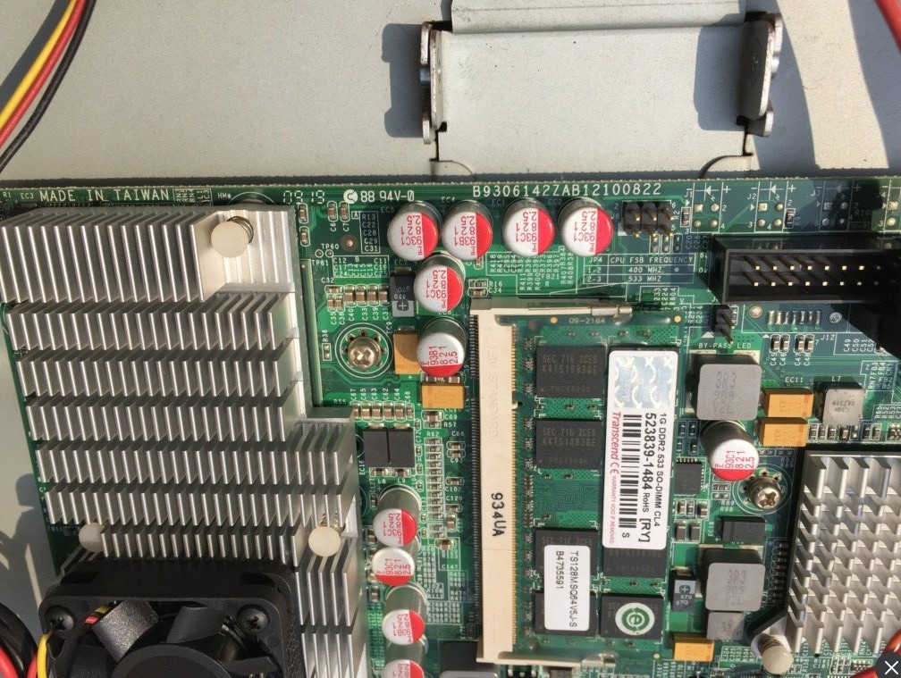 Original DXSMT-2000MB Firewall motherboard B9306142ZAB12100822 physical map