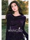 Wangxo[01/20 20:00Pm New Arrival 5% off]Velvet Ruffled Collar Top with Draped Details
