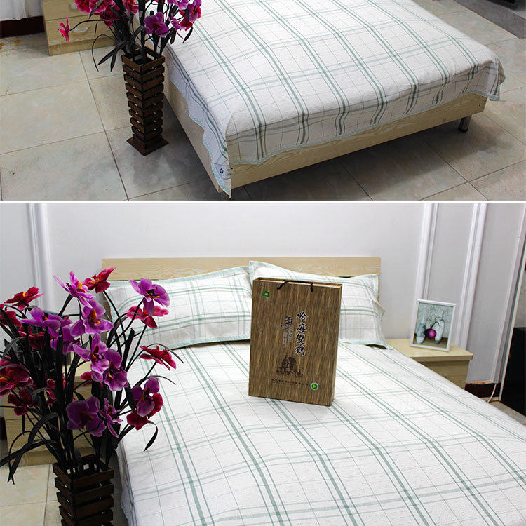 Cao đếm worsted gối lanh tinh khiết wicking mát mẻ sảng khoái lanh mat dày lớn hỗ trợ gối gối - Gối trường hợp gối trúc điều hòa