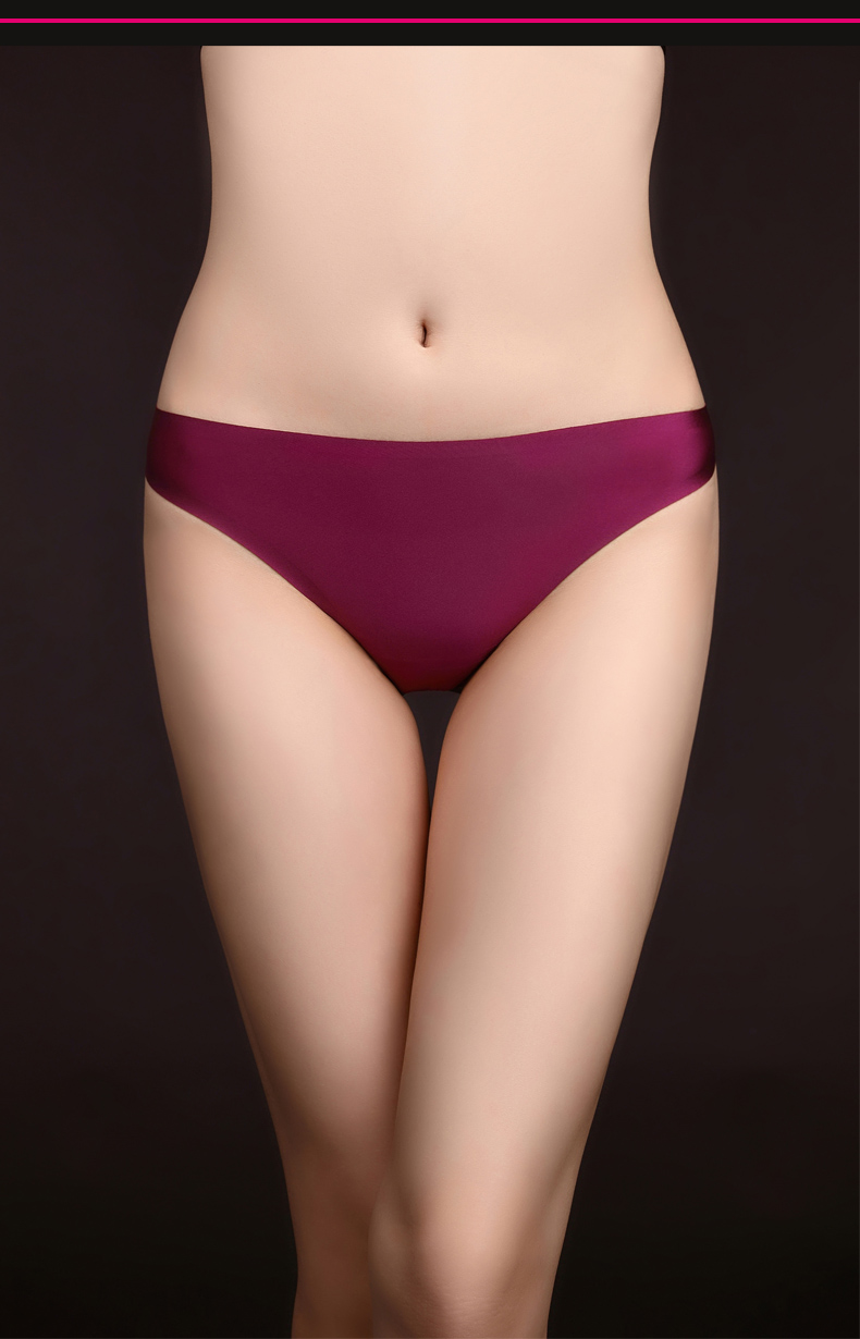 3 hộp liền mạch thong nữ cảm giác siêu mỏng eo thấp T quần một mảnh đồ lót vô hình lớn màu đỏ năm sinh quần lót nữ đẹp