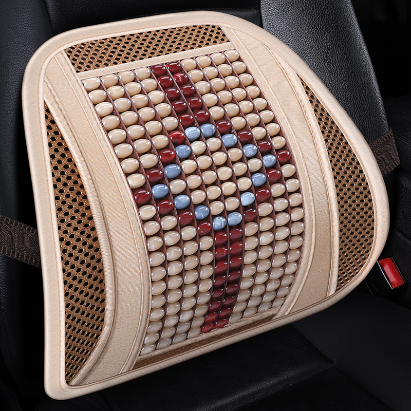 New Resin Jade Car Cushions Summer Seat Cushion Driver Cushions Wooden Beads Single Single Single Seat Cover Five Seats