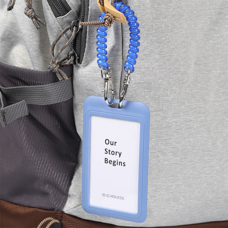 Public card Access control sleeve telescopic spring hanging rope Work card staff Kindergarten pick-up and transfer card Bus card protection
