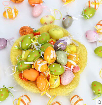 Beijing 2022 Direct Sales Easter Diy Colorful Eggs Handmade Egg Rabbit Egg Kindergarten Mall Return Gift