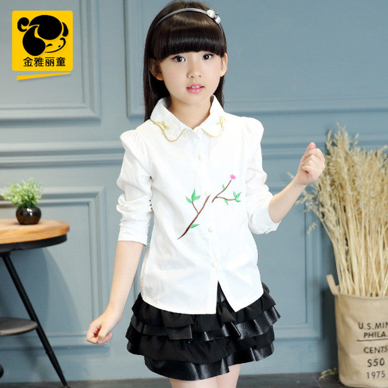 Chemise fille à manche longue - Ref 2084893 Image 12