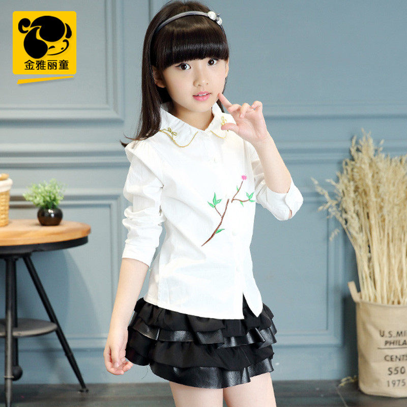 Chemise fille à manche longue - Ref 2084893 Image 13