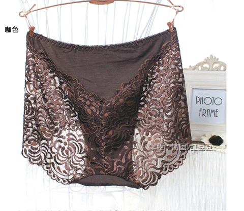 3 包邮 thêm cộng với kích thước lớn cộng với chất béo ở eo cao chất béo MM đồ lót ren gợi cảm 200 pounds đồ lót nữ mỏng - Vòng eo thấp quan lot