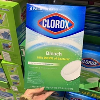 Туалетный туалетный туалетный туалет Clorox Gaole и чистый стерилизатор сливочного слитка, чтобы удалить вонючие шарики 6 кусочков Costco, импортируемых из Соединенных Штатов