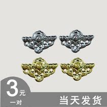 Metal Screw Cap Security Collar Flowers Metal Security Uniform Collar Flowers Mens Inch Metal Collar Flowers