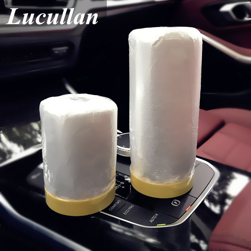Car Spray Paint With Mex Paper Masking Film Car Beauty Upholstery Decoration Spray Anti-Pollution High Adhesive Protective Film