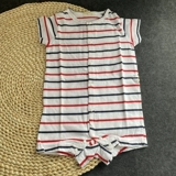 Летнее детское боди, комбинезон для младенца, в западном стиле, в британском стиле, цветочный принт