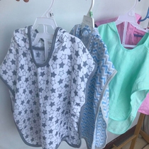 Original Czech childrens bath towel hooded cloak quick-drying absorbent bathrobe beach sun protection swimming hot spring baby changing clothes