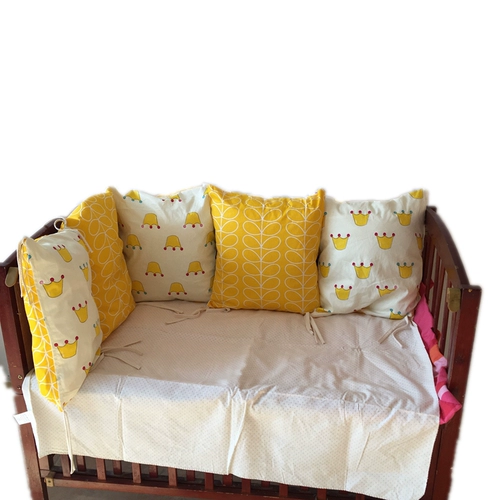 Хлопковая дышащая кроватка, съёмные универсальные бортики, ветрозащитная подушка, защита от столкновений